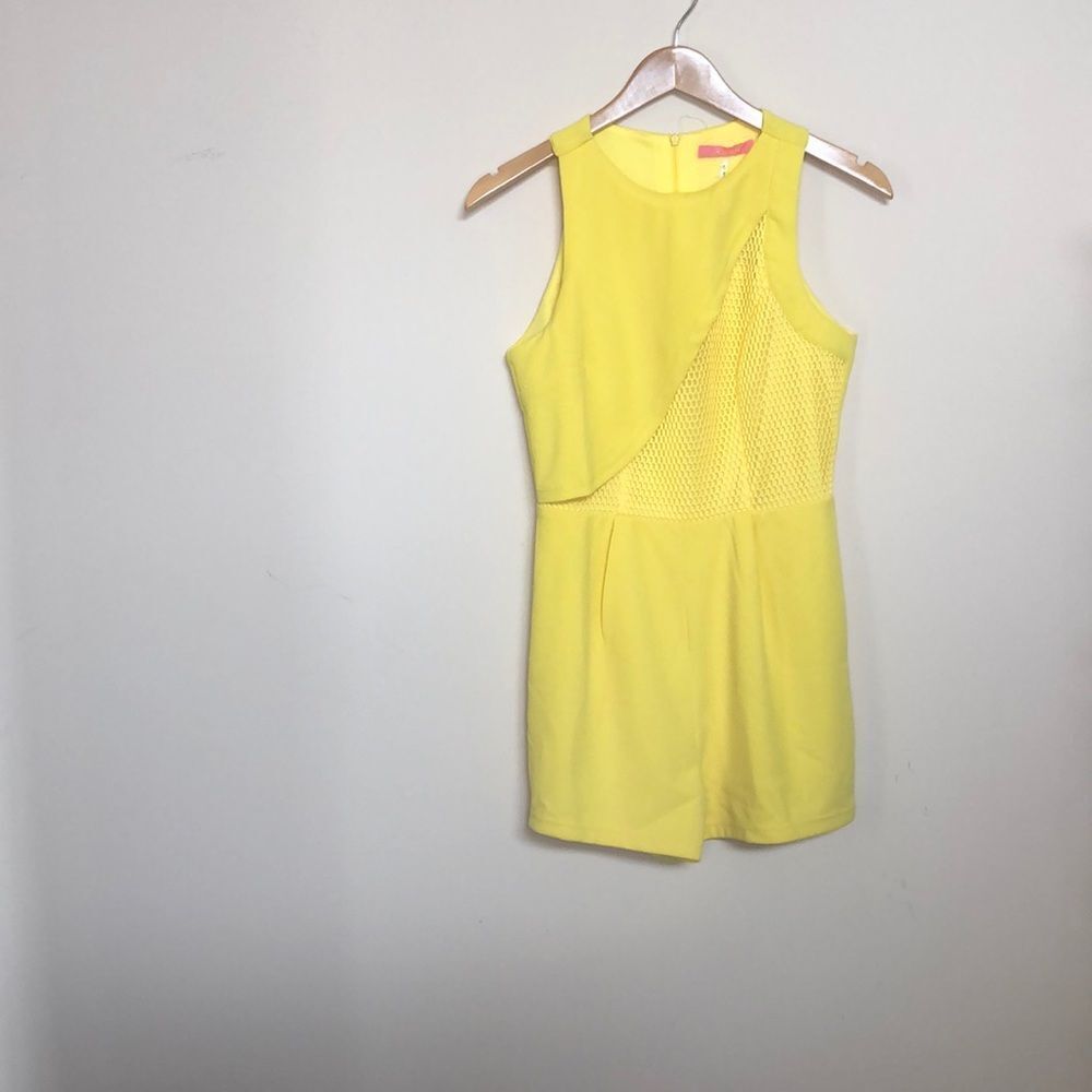 Romance Yellow Romper - Picture 1 of 3